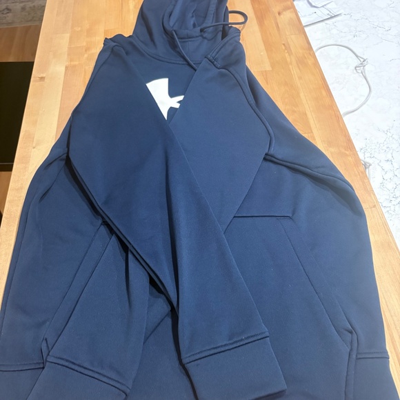Men’s Under Armour ColdGear Hoodie – Size Small – Navy Blue - Picture 4 of 8